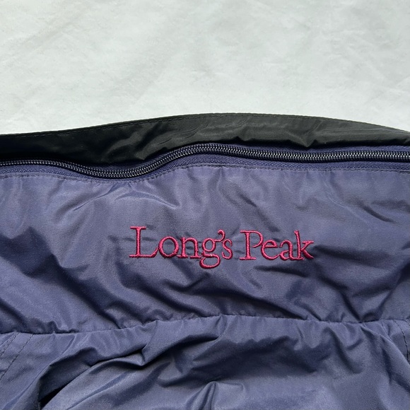 Vintage 90s Columbia Long’s Peak Convertible Fleece Winter Jacket Purple Medium - Picture 11 of 13